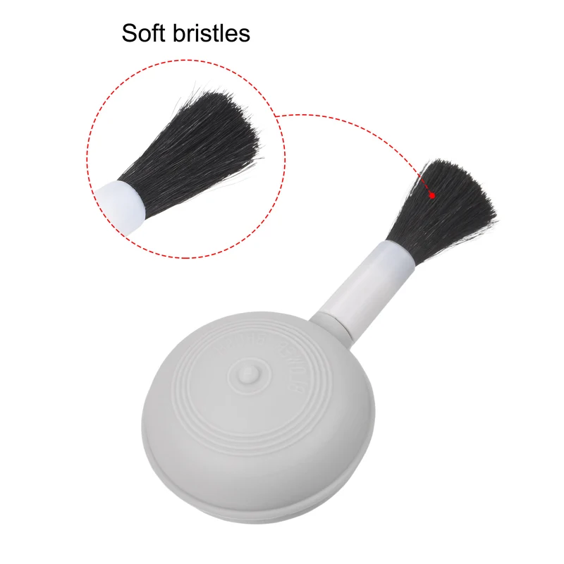 Air Dust Blower and Soft Brush 3Pack 20mm Keyboard Cleaning Brush for Laptop Computer Screens Keyboard Window Gray
