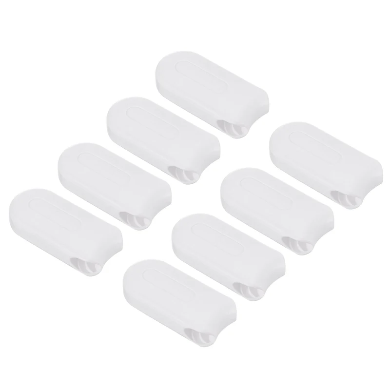 Blind Cord Weight, 8Pcs Curtain Shutter Beaded Roller Chain Handle White