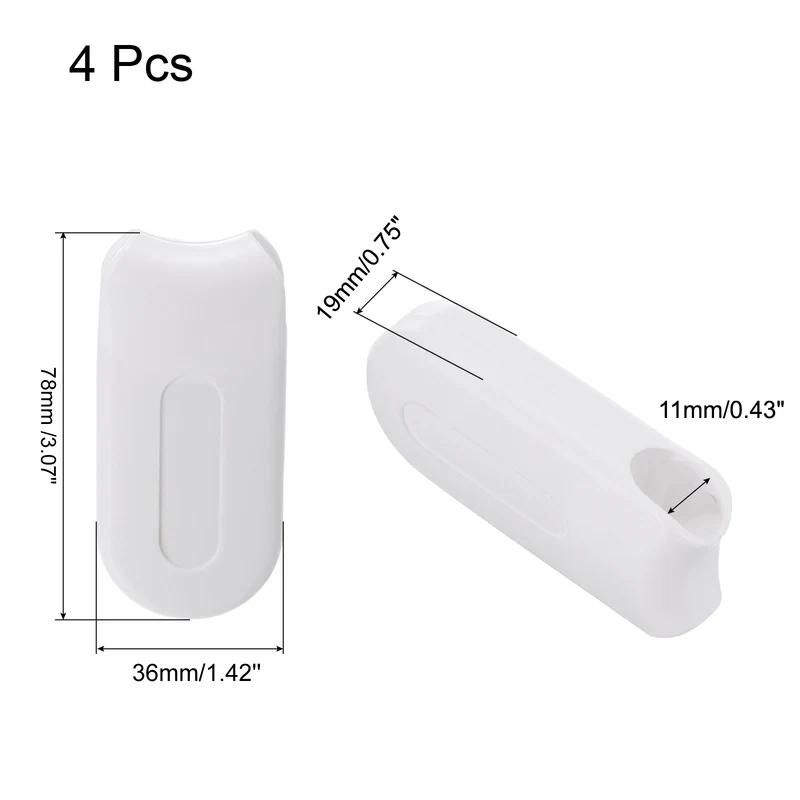 Blind Cord Weight, 4Pcs Curtain Shutter Beaded Roller Chain Handle White