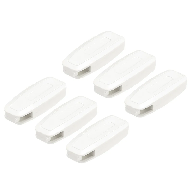 Blind Cord Weight, 6Pcs 80mm Curtain Window Shutter Beaded Chain Handle, White