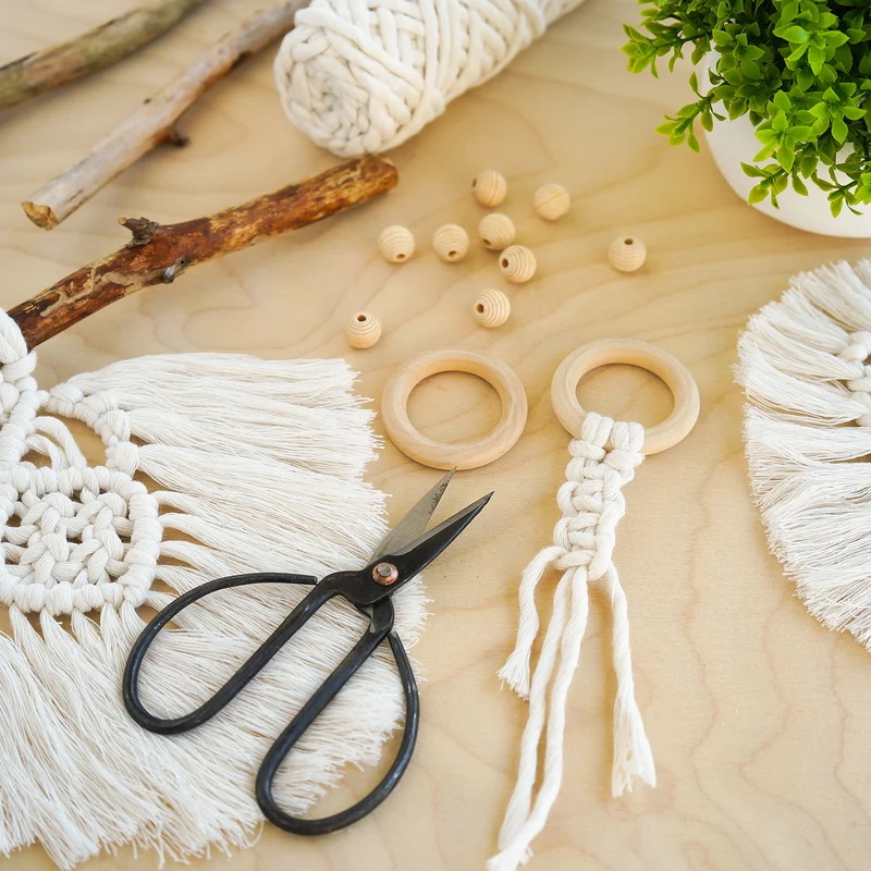 35mm 1.4" Unfinished Natural Wood Rings Wooden Loop Ring 6mm thick 60Pcs