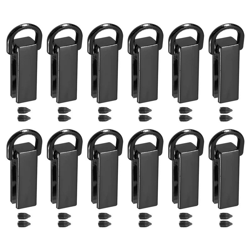 Bag Side Clip Buckle, 20Pcs Handbag Strap Chain Connector (Black 26mm)