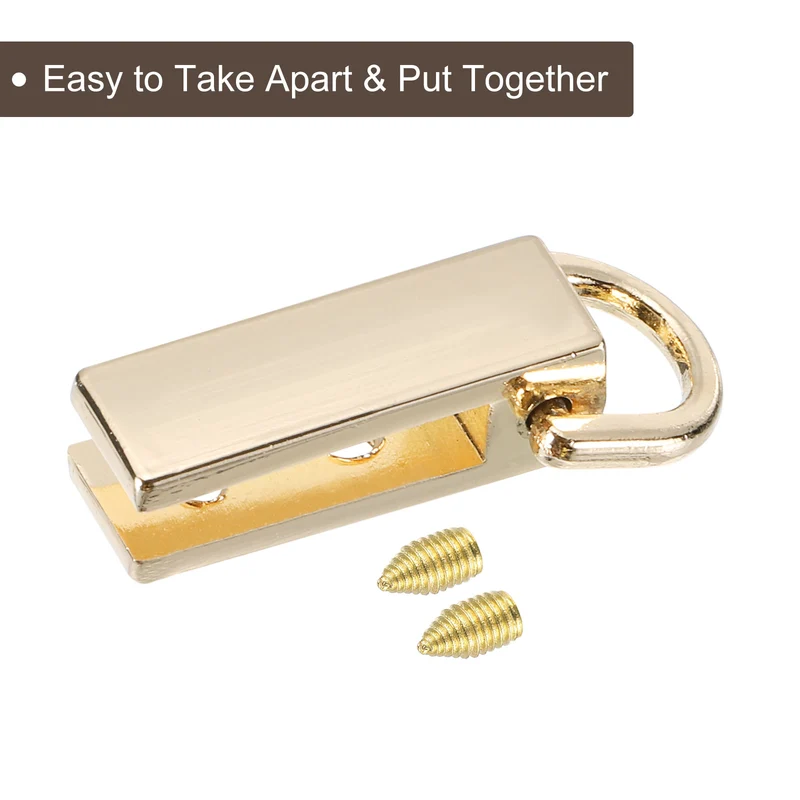 Bag Side Clip Buckle, 20Pcs Handbag Strap Chain Connector (Gold 26mm)