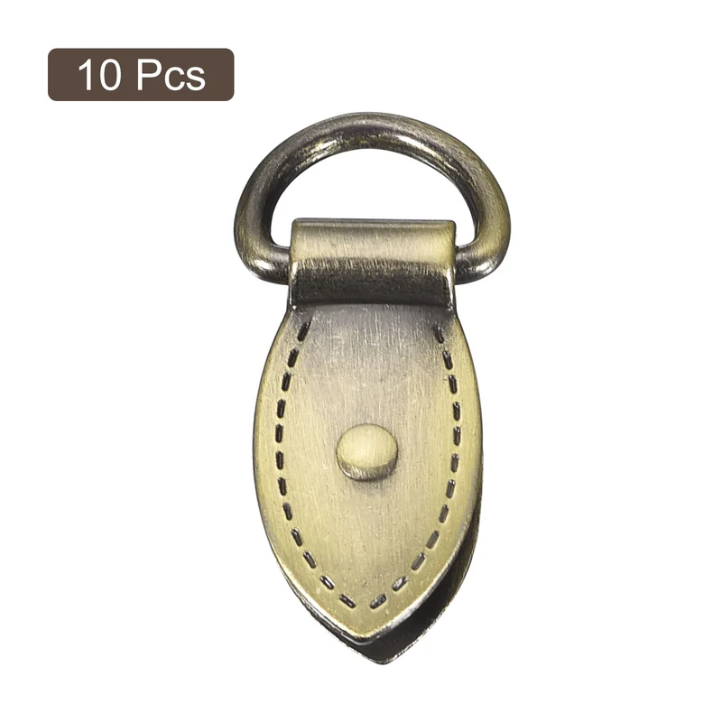 Bag Side Clip Buckle, 10Pcs Purse Strap Chain Connector (Bronze 30mm)
