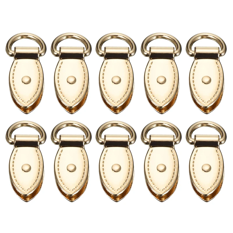 Bag Side Clip Buckle, 10Pcs Purse Strap Chain Connector (Gold 30mm)