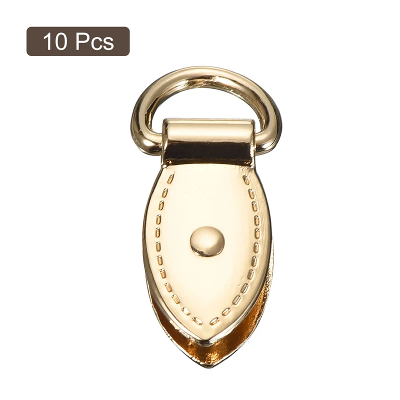 Bag Side Clip Buckle, 10Pcs Purse Strap Chain Connector (Gold 30mm)