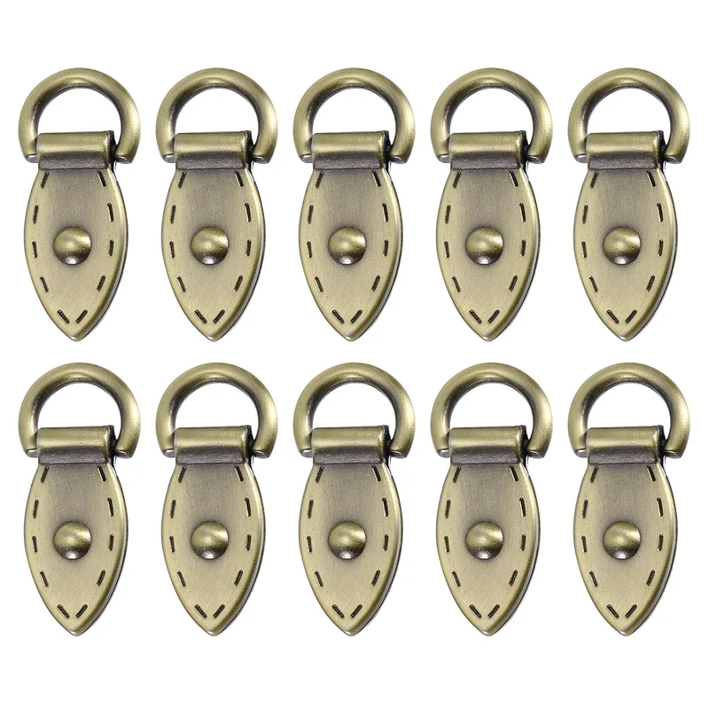 Bag Side Clip Buckle, 10Pcs Purse Strap Chain Connector (Bronze 36mm)