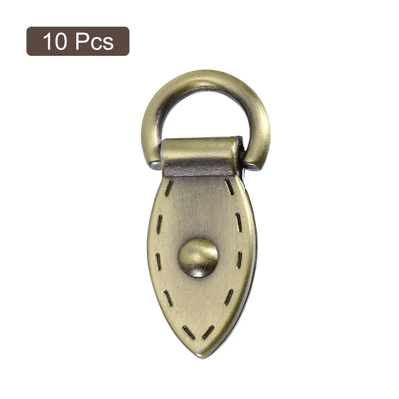 Bag Side Clip Buckle, 10Pcs Purse Strap Chain Connector (Bronze 36mm)