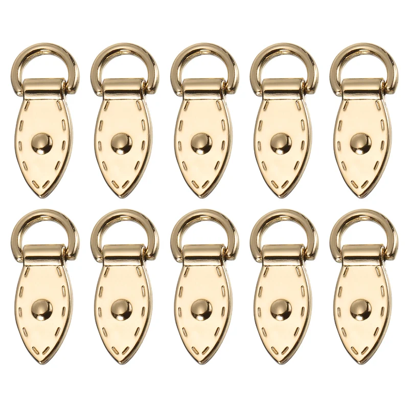 Bag Side Clip Buckle, 10Pcs Purse Strap Chain Connector (Gold 36mm)