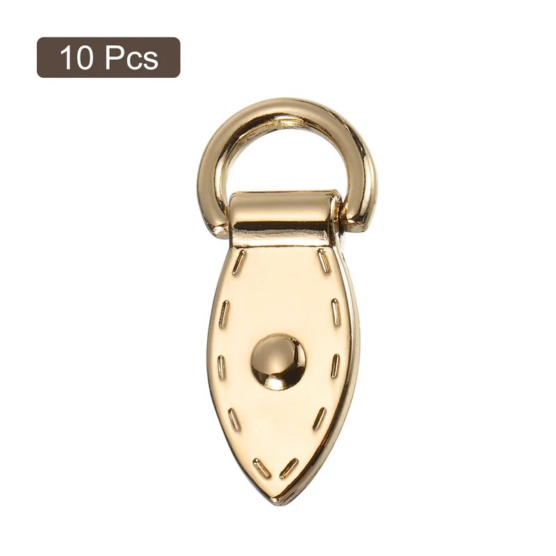 Bag Side Clip Buckle, 10Pcs Purse Strap Chain Connector (Gold 36mm)