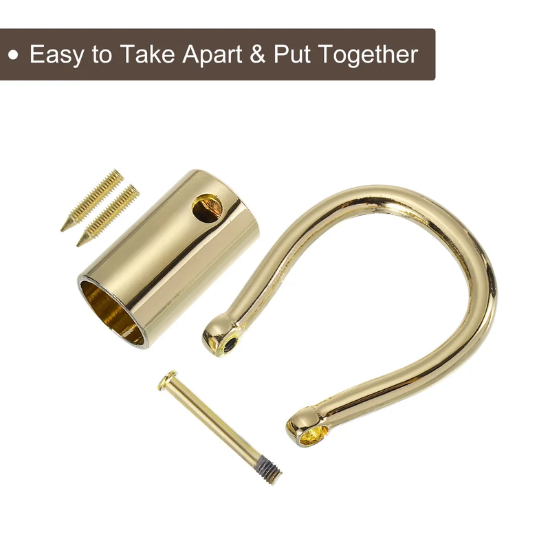 0.51" Cord End Cap Terminator Cord for Tassel Jewelry Making 8Pcs Gold