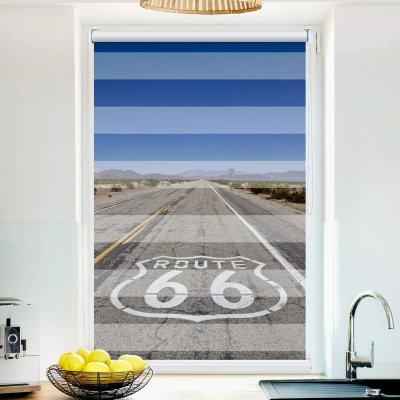 Klemmfix Doppelrollo 'Route 66' | Klemm Doppelrollo