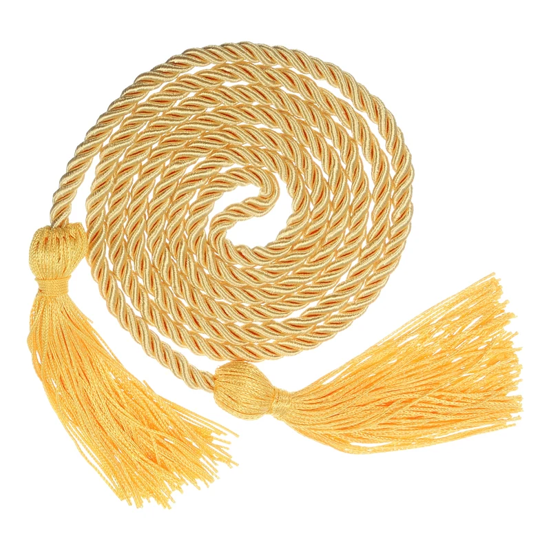 67" Graduation Honor Cord with Tassel Braided Graduation Ropes, Gold