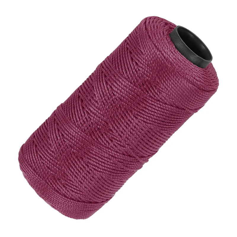 Nylon String 3 Strands Twisted Mason Line 1.5mm x 218 Yards, Skin Pink