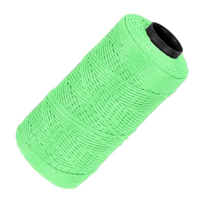 Nylon String 3 Strands Twisted Mason Line 1.5mm x 218 Yards, Light Green