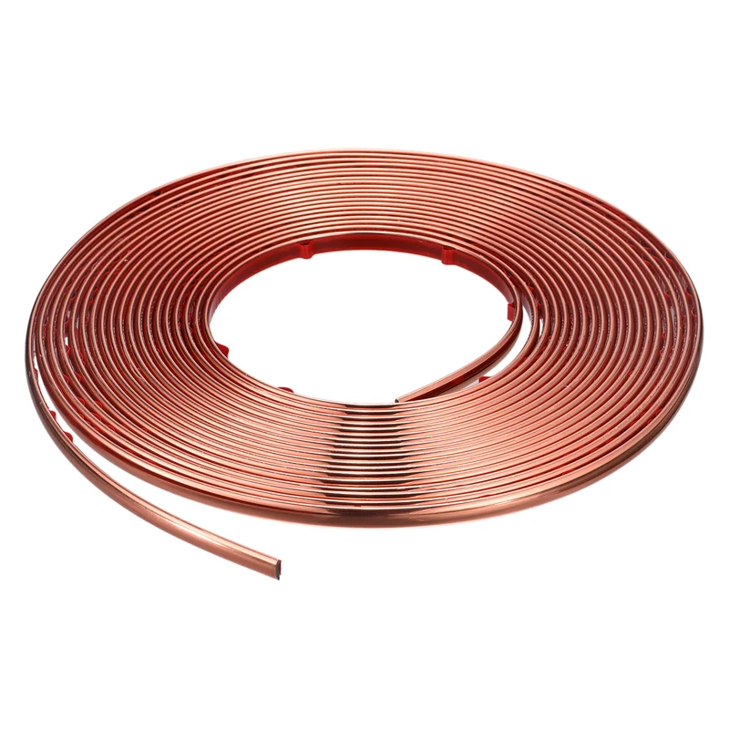 33Ft x 0.31Inch Flexible Molding Trim Self Adhesive (Rose Gold)