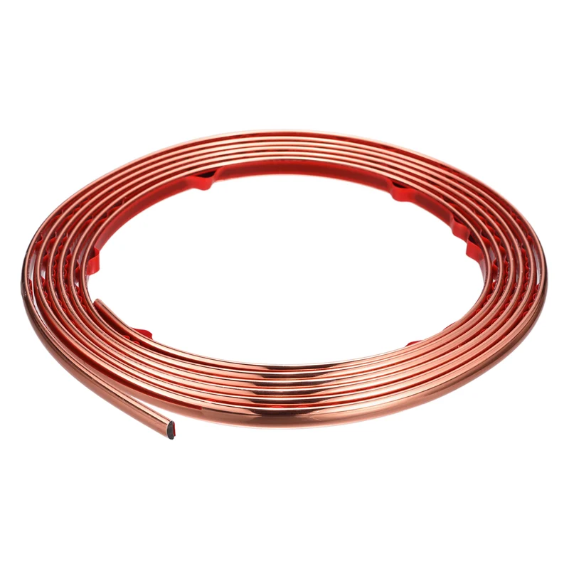 10Ft x 0.31Inch Flexible Molding Trim Self Adhesive (Rose Gold)