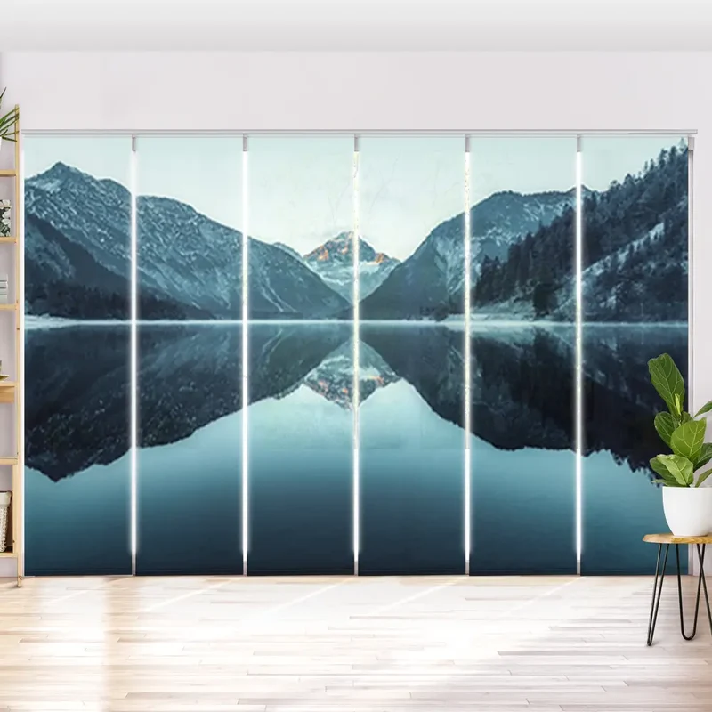 Schiebegardine Motiv "Plansee Alpen"