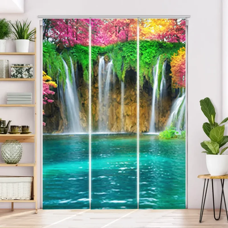 Schiebegardine Motiv "Wasserfall in Kroatien"