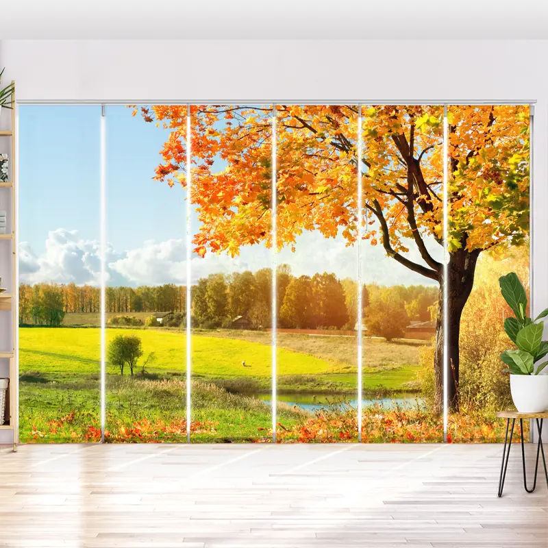 Schiebegardine Motiv "Landschaft Im Herbst"