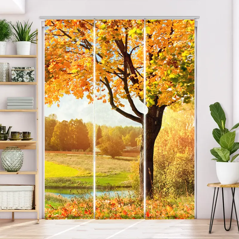 Schiebegardine Motiv "Landschaft Im Herbst"