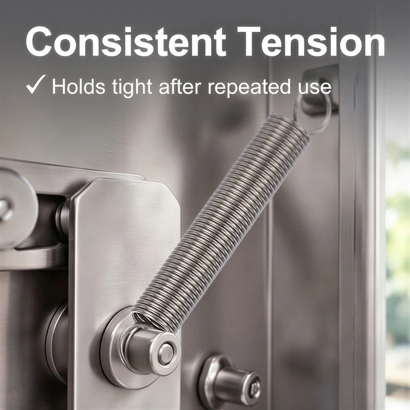 20pcs Extension Springs,0.01"x0.12"x1.97" 304 Stainless Steel Spring