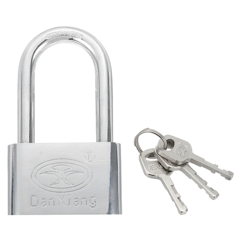 Keyed Padlock 2.8" Wide Body Steel Pin Tumbler Padlocks with 3 Keys(116mm)