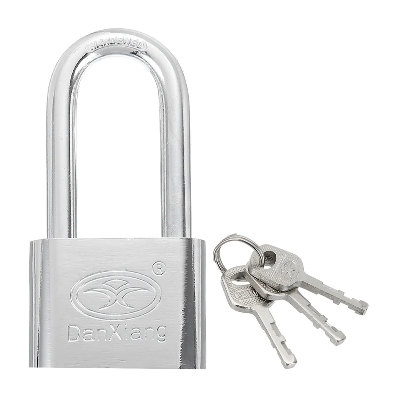 Keyed Padlock 2" Wide Body Steel Pin Tumbler Padlocks with 3 Keys(98mm)