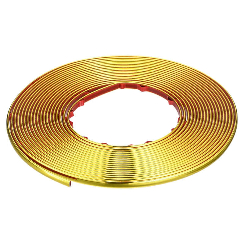 33Ft x 0.31Inch Flexible Molding Trim Self Adhesive (Golden Color)