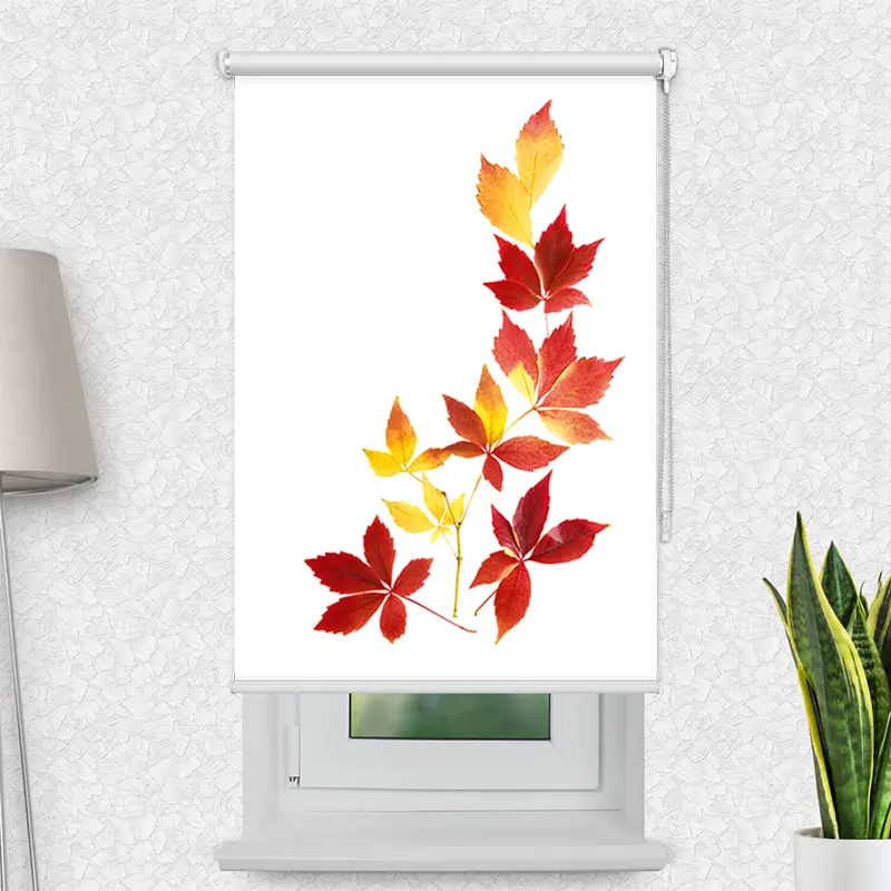Motivrollo "Herbstblaetter" | Bis B 430 x H 440 cm