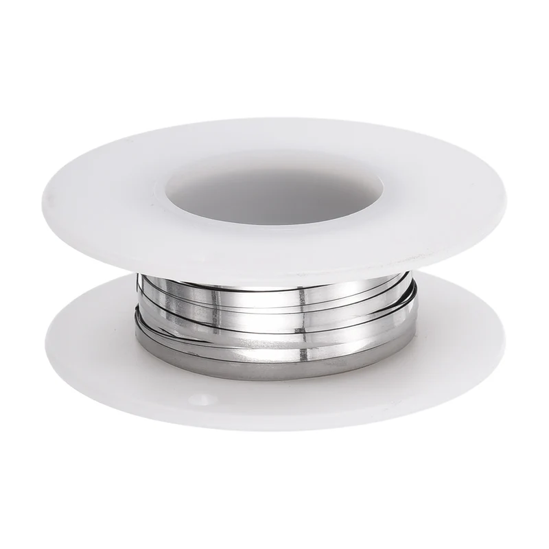 26ft Nichrome Flat Wire Ni80 Electric Resistance Wire 0.004"x0.08", for DIY