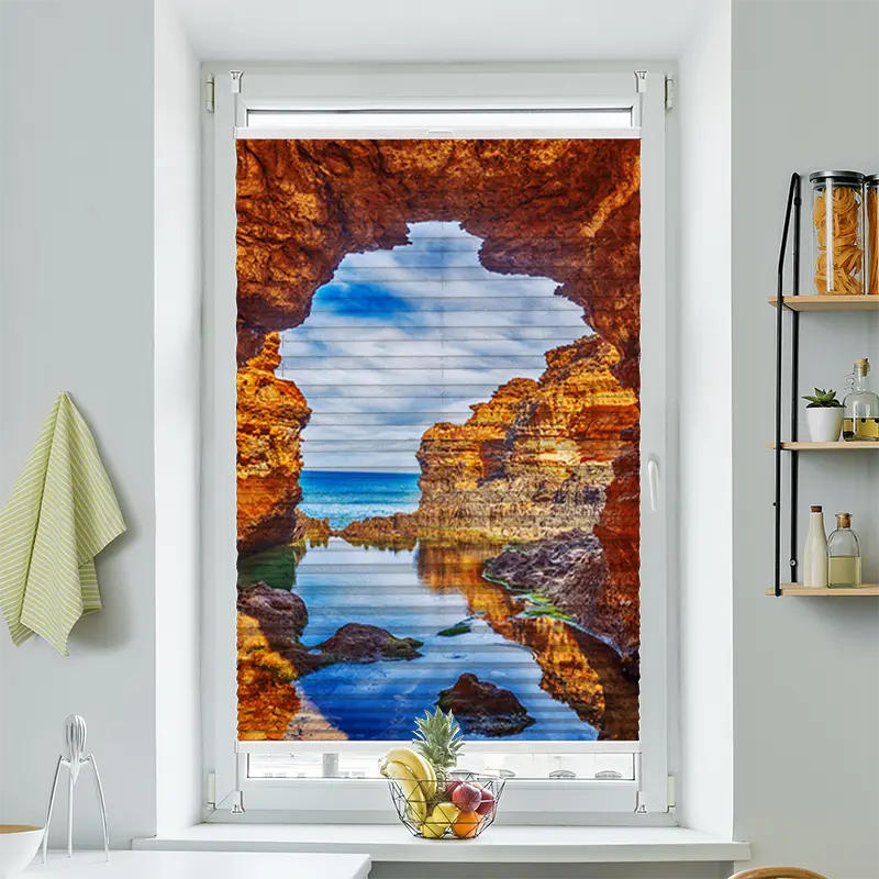 Plissee Motiv "Australien Meer"