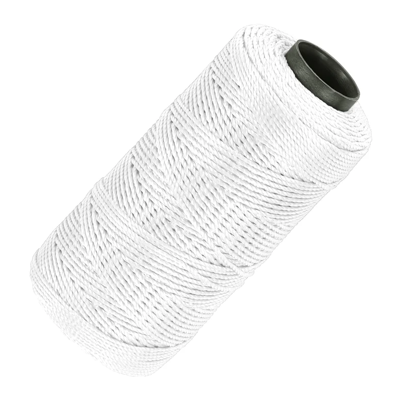 Nylon String 3 Strands Twisted Mason Line 1.5mm x 218 Yards, White