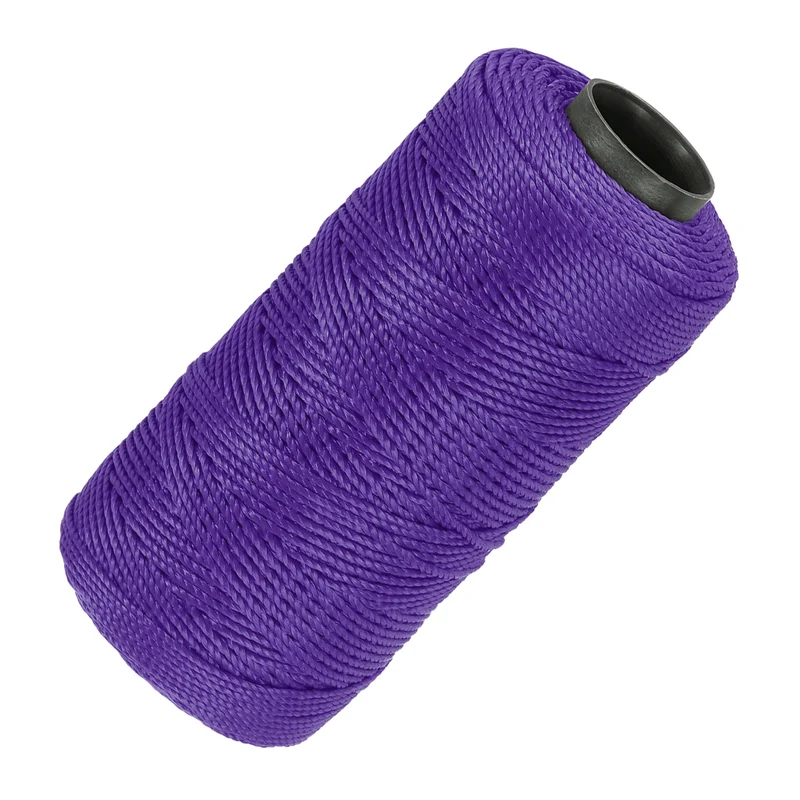 Nylon String 3 Strands Twisted Mason Line 1.5mm x 218 Yards, Purple