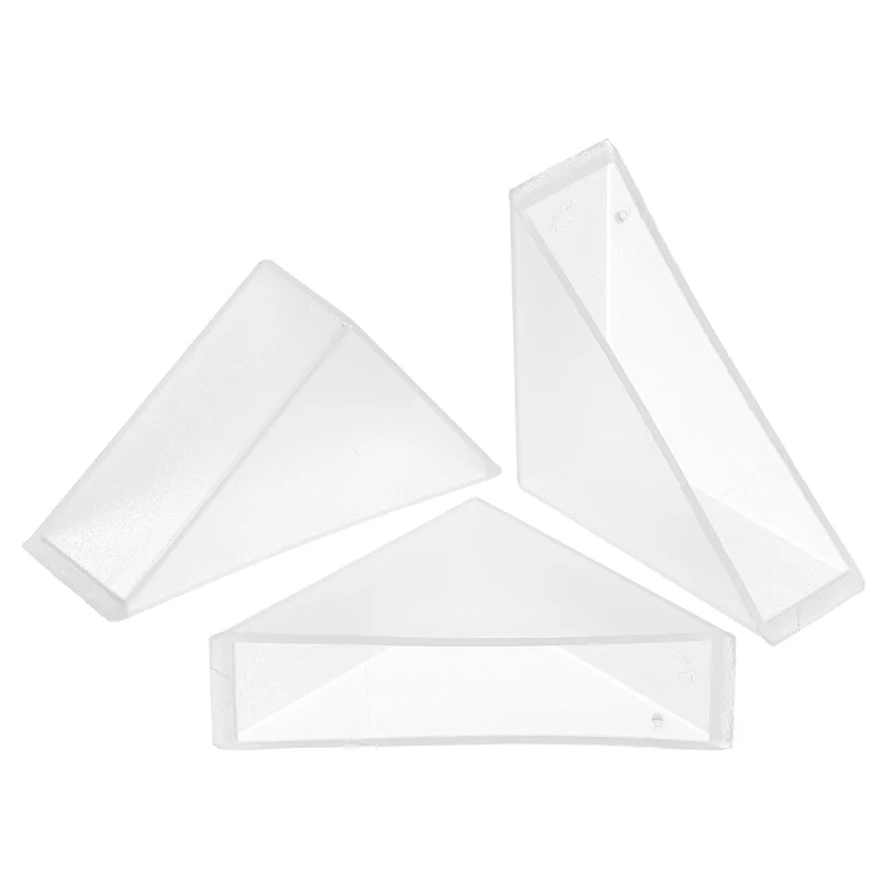 8Pcs Corner Protectors 12x50mm Plastic Right Angle Corner Guards Cushion White