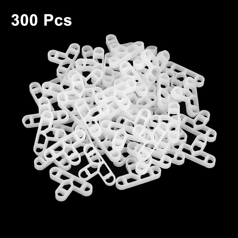 300Pcs Wall Floor Tile Plastic T-Shape Spacers Tiling Tools 10mm 3/8" White