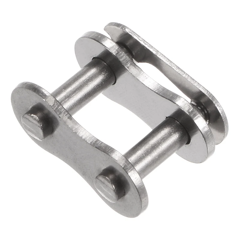 10Pcs #40 Chain Connector Link Roller 1/2" Pitch Stainless Steel for 08A Chain