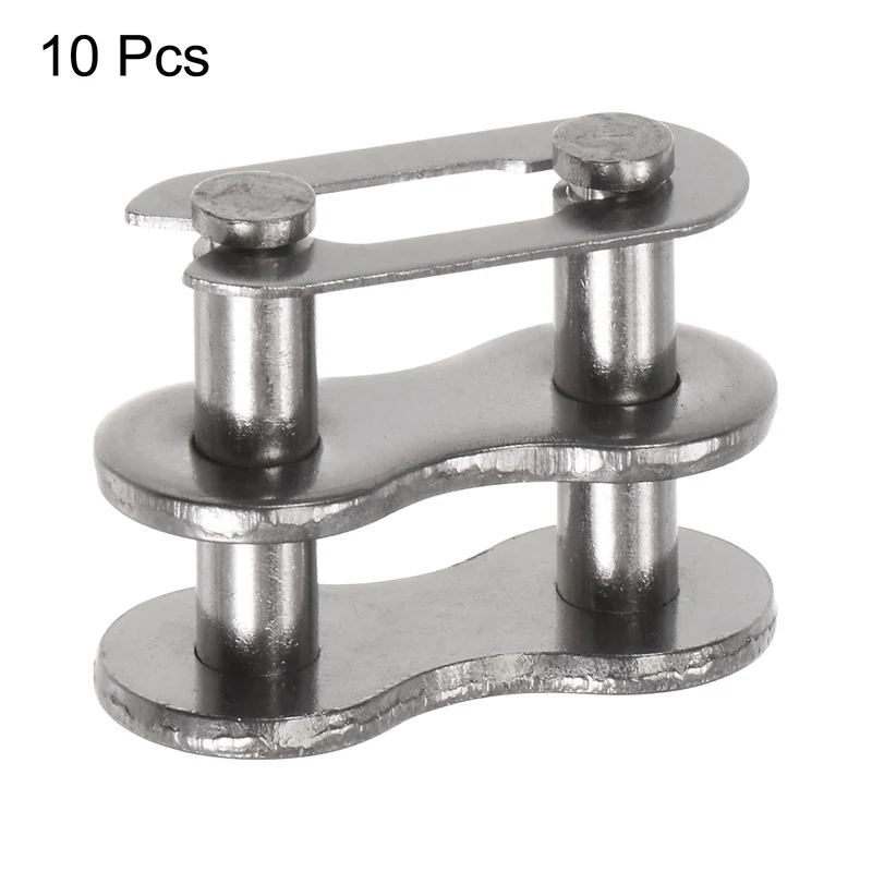 10Pcs #60 Chain Connector Link Roller 3/4" Pitch Stainless Steel for 12A Chain