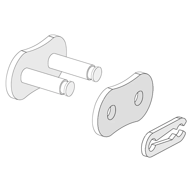 10Pcs #50 Chain Connector Link Roller 5/8" Pitch Stainless Steel for 10A Chain