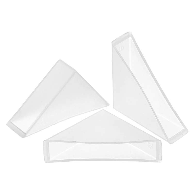 8Pcs Corner Protectors 10x50mm Plastic Right Angle Corner Guards Cushion, White