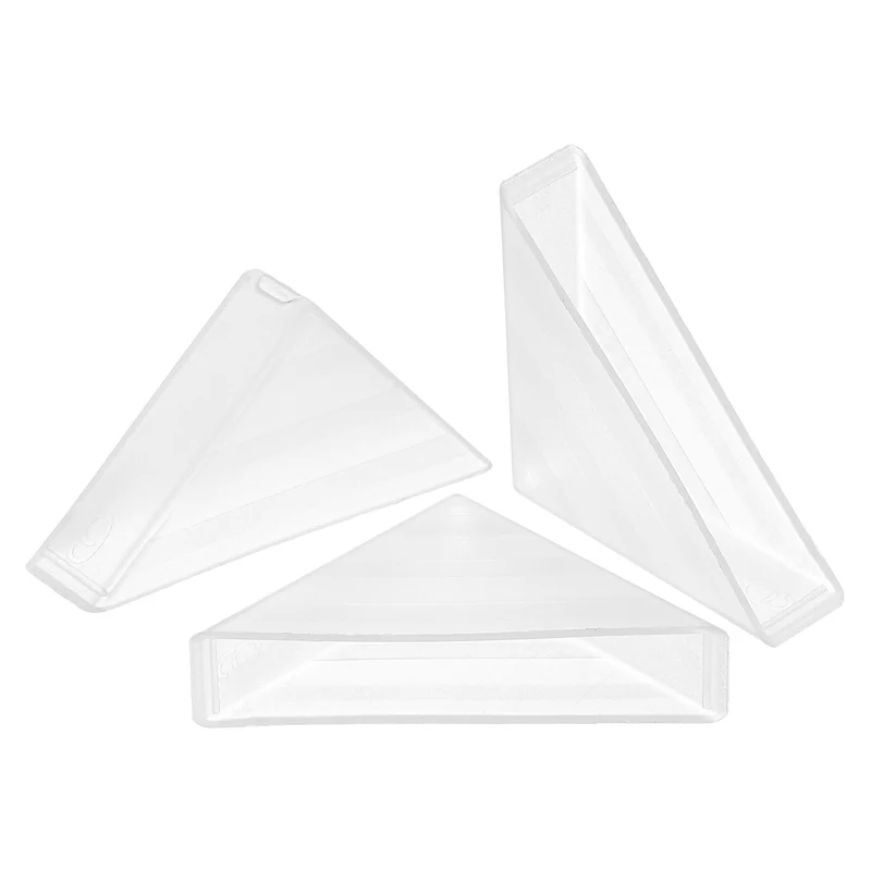 50Pcs Corner Protectors 9x50mm Plastic Right Angle Corner Guards Cushion White