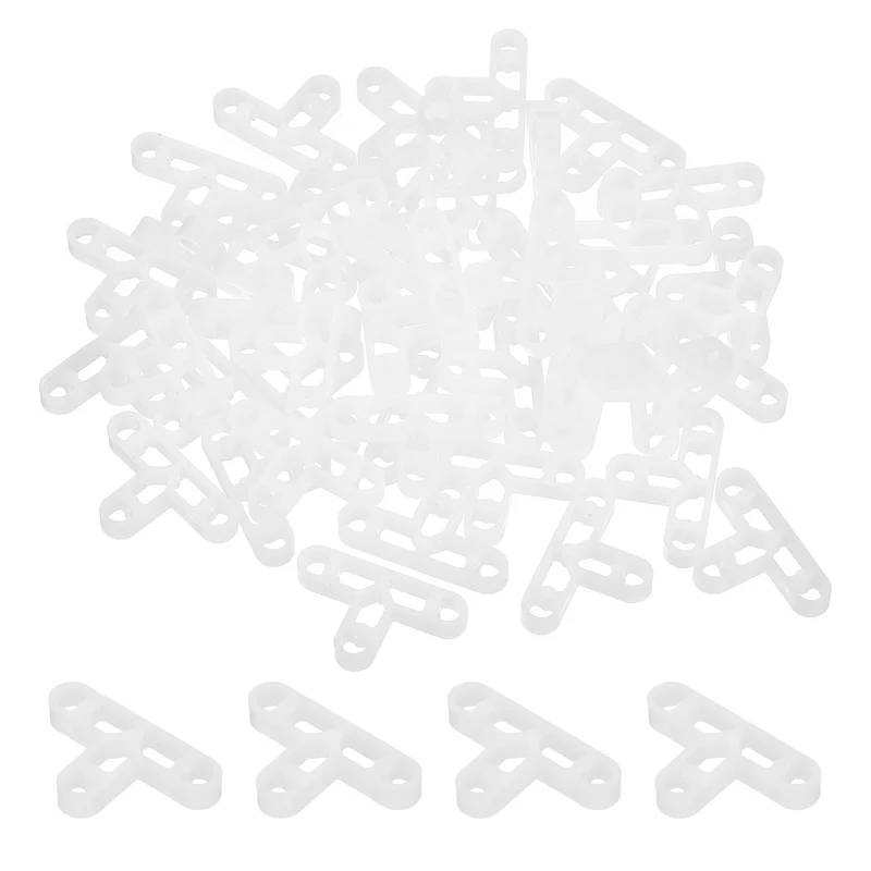 300Pcs Wall Floor Tile Plastic T-Shape Spacers Tiling Tools 8mm 5/16" White