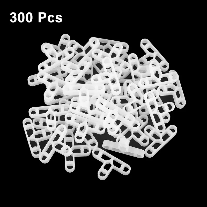 300Pcs Wall Floor Tile Plastic T-Shape Spacers Tiling Tools 8mm 5/16" White