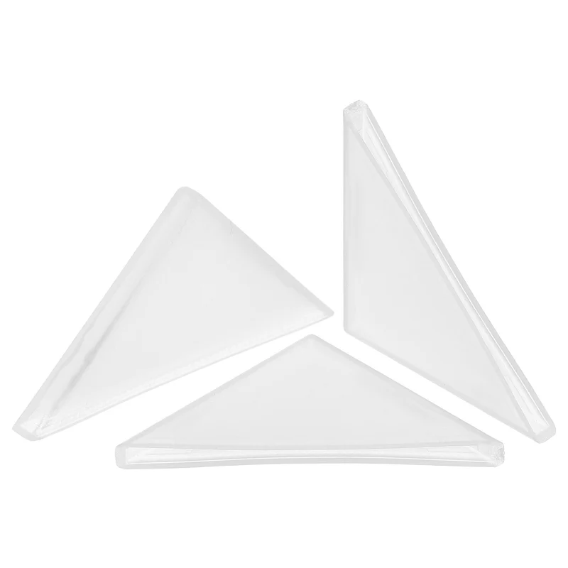50Pcs Corner Protectors 2x50mm Plastic Right Angle Corner Guards Cushion, White