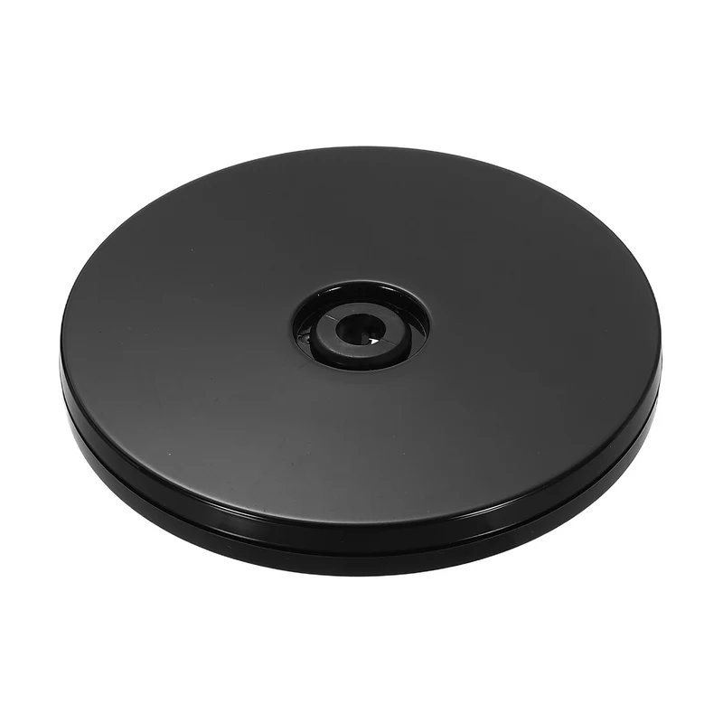 Acrylic Lazy Susan Turntable 4" Ball Bearing Rotating Tray Black]