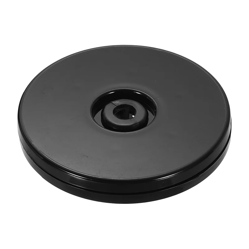 1Pack Acrylic Lazy Susan Turntable, 3" Ball Bearing Rotating Tray, Black