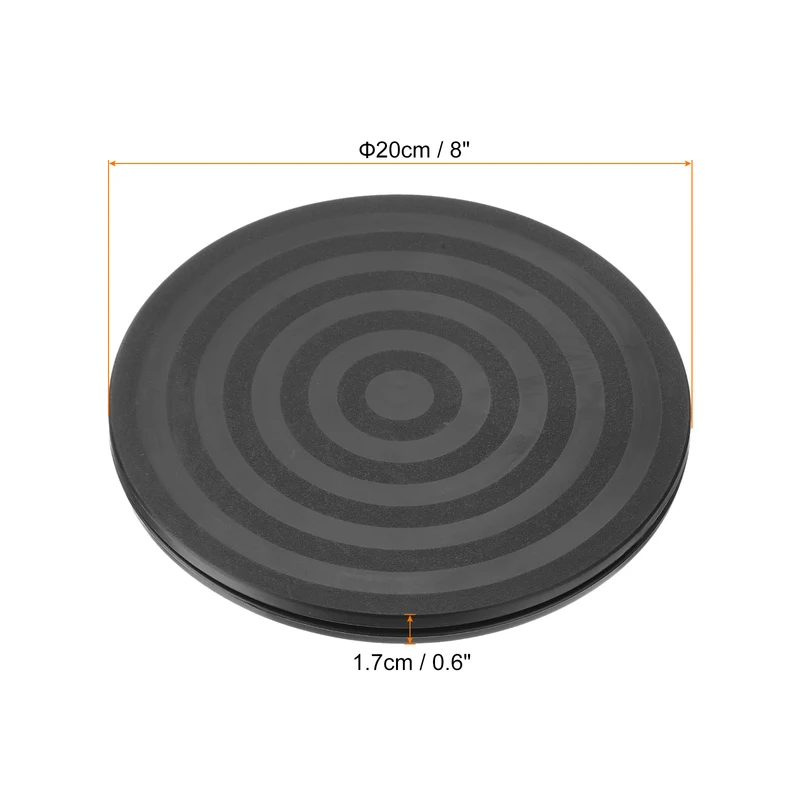 8 Inch Rotating Swivel Stand with Steel Ball Bearings Lazy Susan for Monitor TV Sculpture Model Display