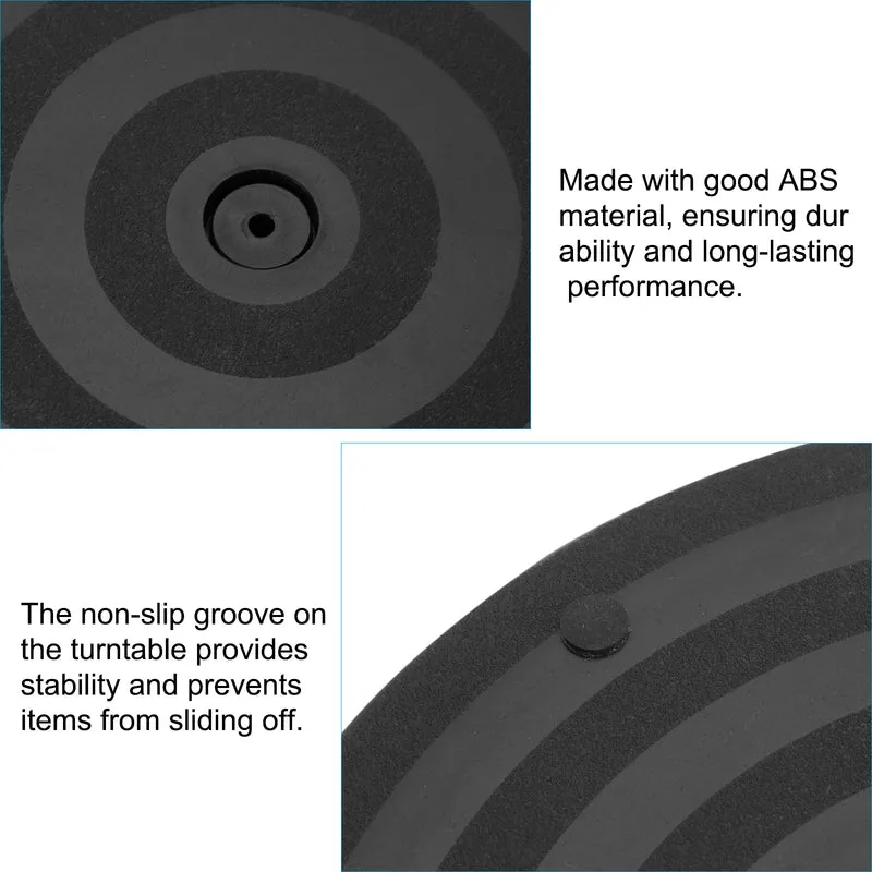 8 Inch Rotating Swivel Stand with Steel Ball Bearings Lazy Susan for Monitor TV Sculpture Model Display
