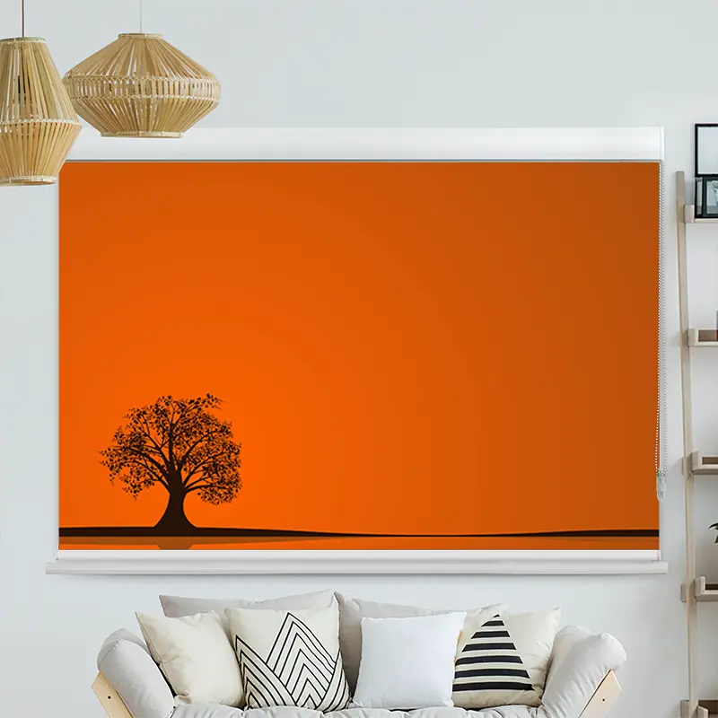 Kassettenrollo Motiv "Baum Im Herbst" | bis B 420 x H 420 cm