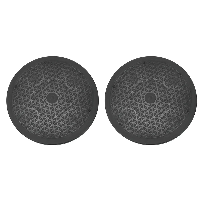 2Pcs 12inch Rotating Swivel Stand with Steel Ball Bearings Rotating Plate, Black